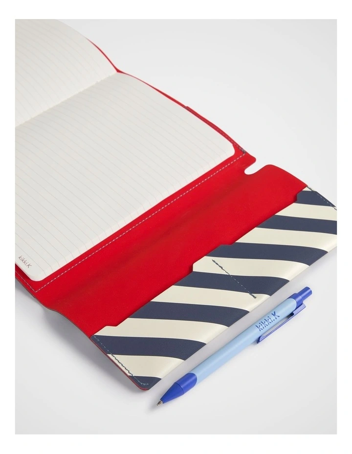 Stitch Notebook Holder A5 in Navy image 3