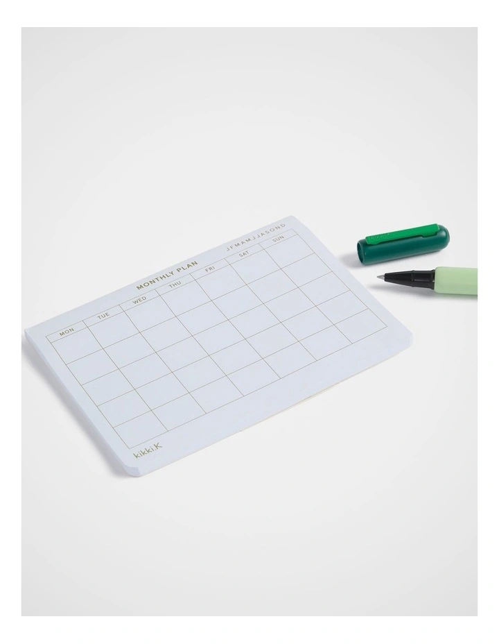 Adhesive Notes Monthly Plan image 2