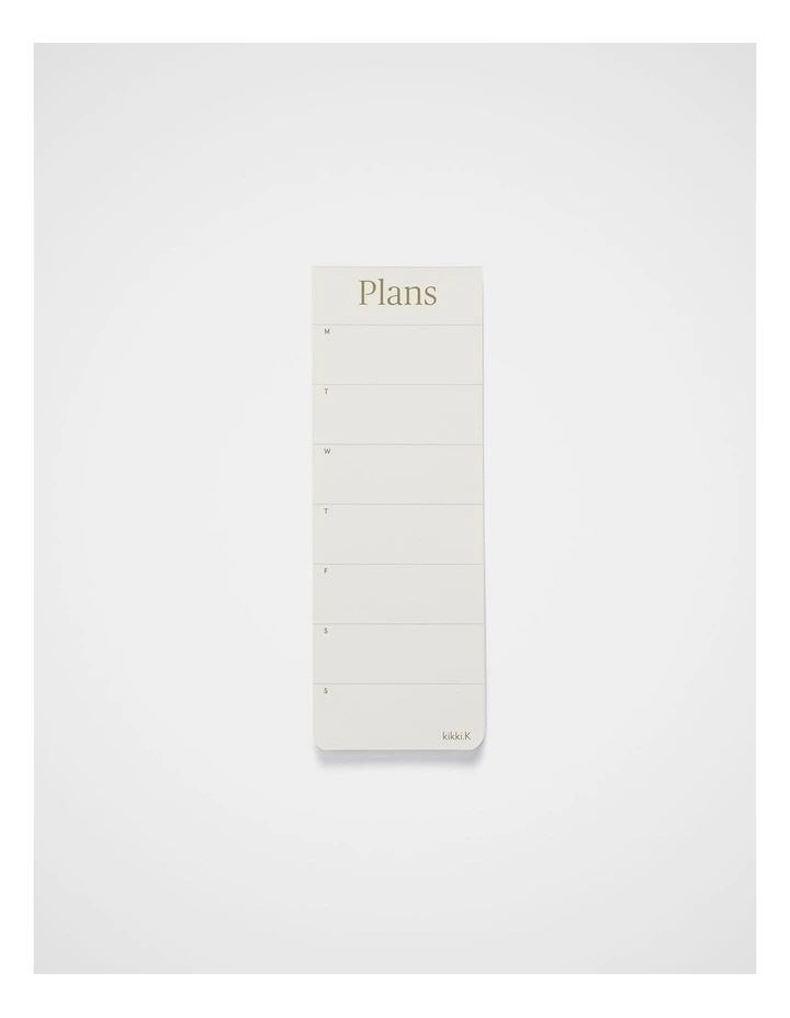 Long List Notepad in Olive image 1