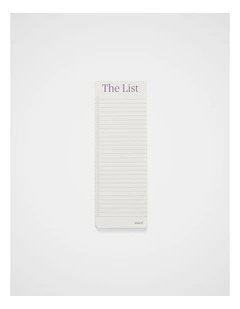 Long List Notepad in Purple