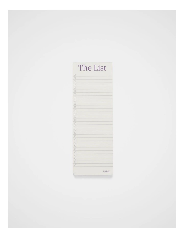 Long List Notepad in Purple image 1