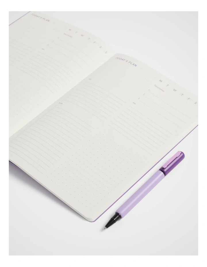 Stitch Day Planner Refill B5 in Purple image 3