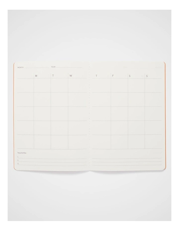 Stitch Monthly Planner A5 in Orange image 2