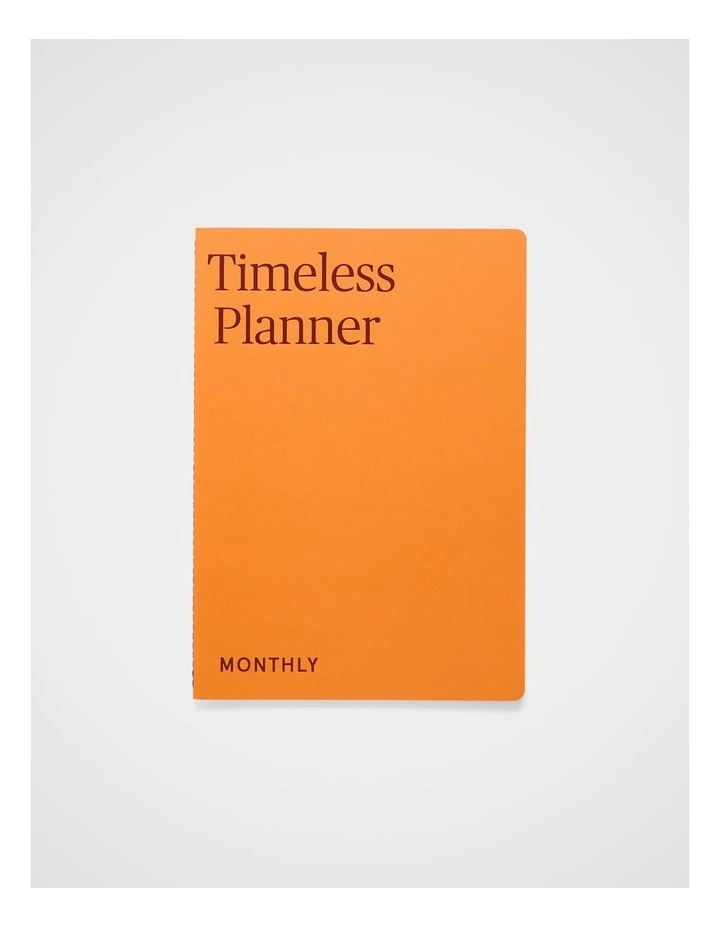 Stitch Monthly Planner B5 in Orange image 1