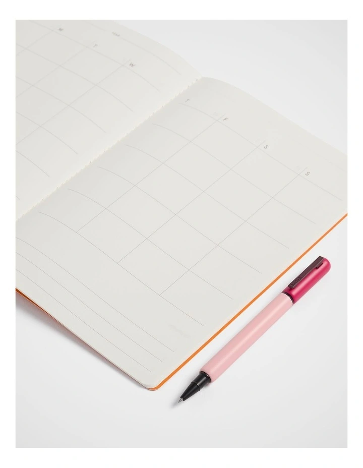 Stitch Monthly Planner B5 in Orange image 3