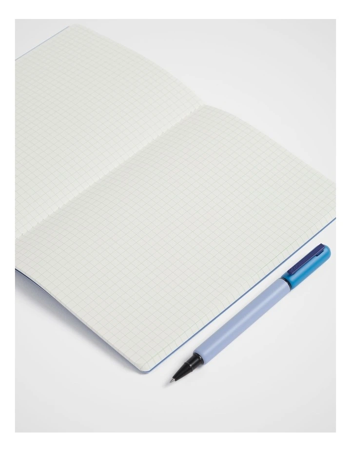 Stitch Notebook Grid A5 in Royal image 2