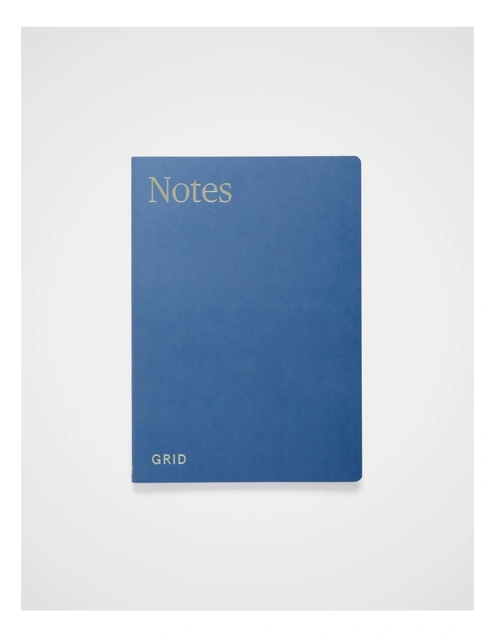 Stitch Notebook Grid B5 in Blue image 1