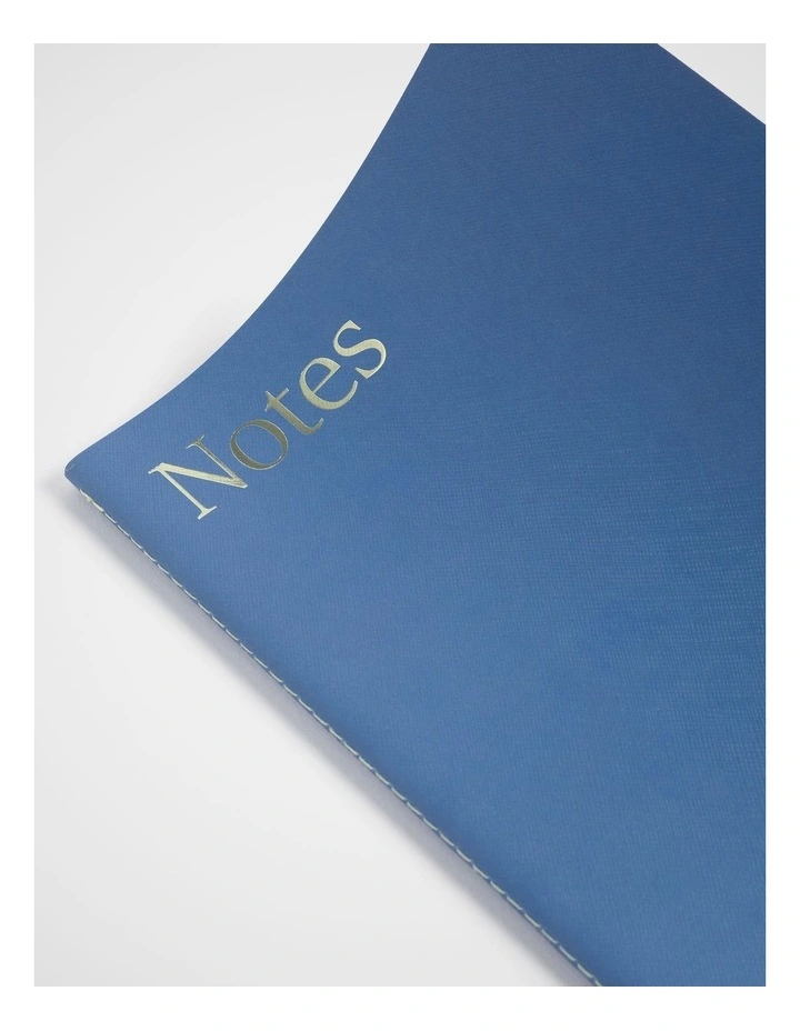 Stitch Notebook Grid B5 in Blue image 3