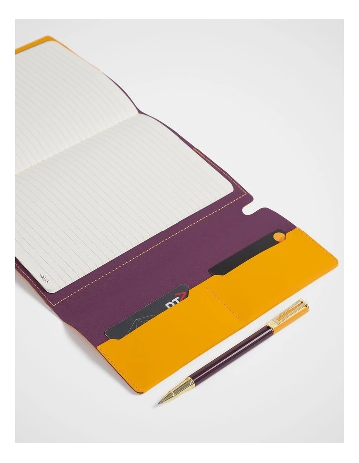 Stitch Notebook Holder A5 in Orange image 2