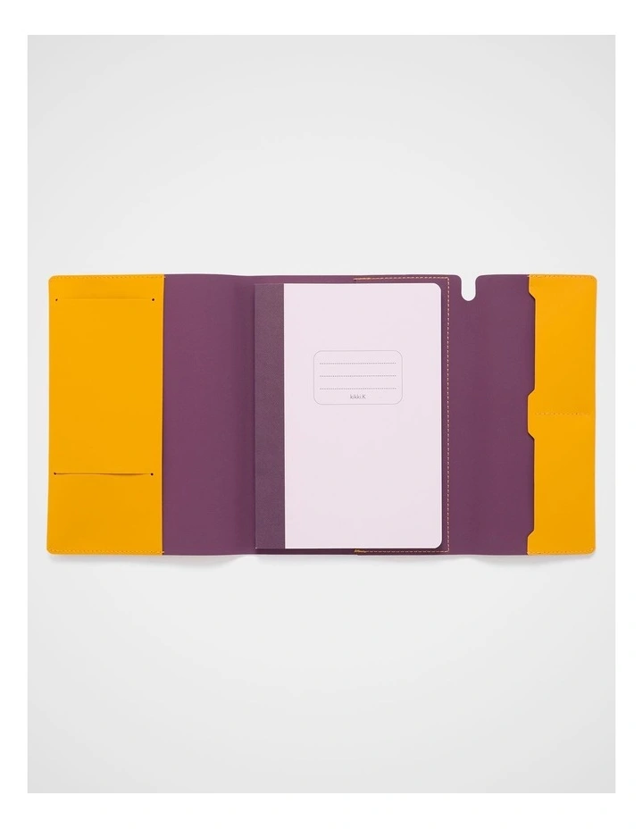 Stitch Notebook Holder A5 in Orange image 3