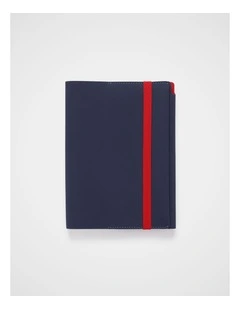 A5 Stitch Notebook Holder in Navy