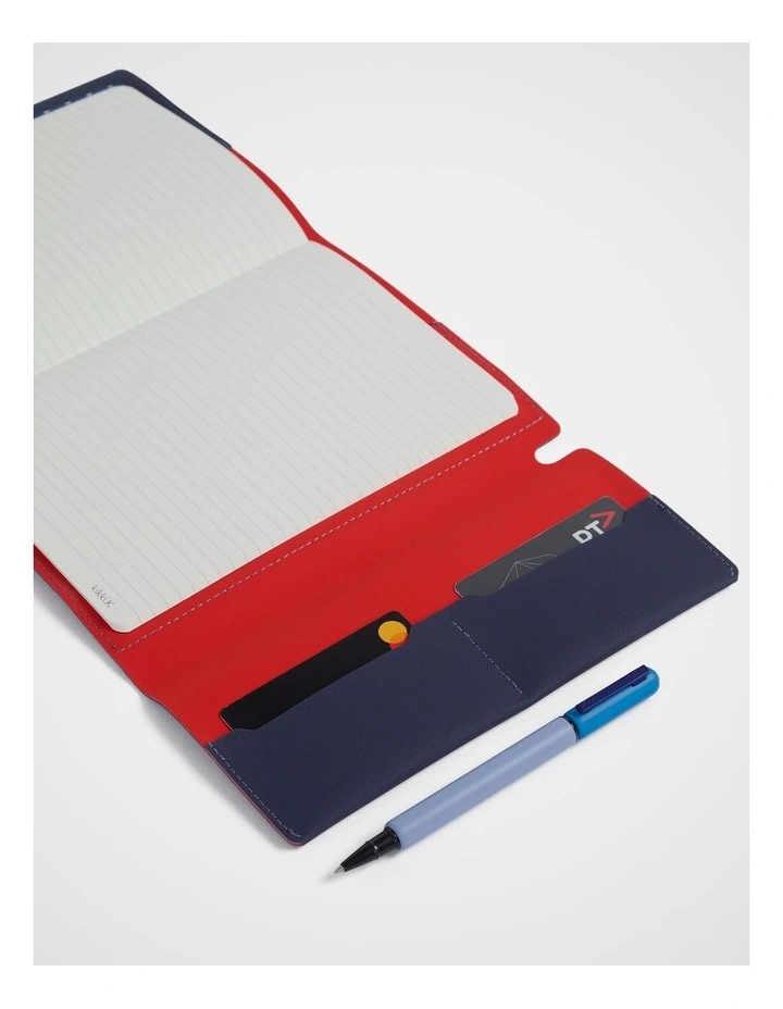 A5 Stitch Notebook Holder in Navy image 2