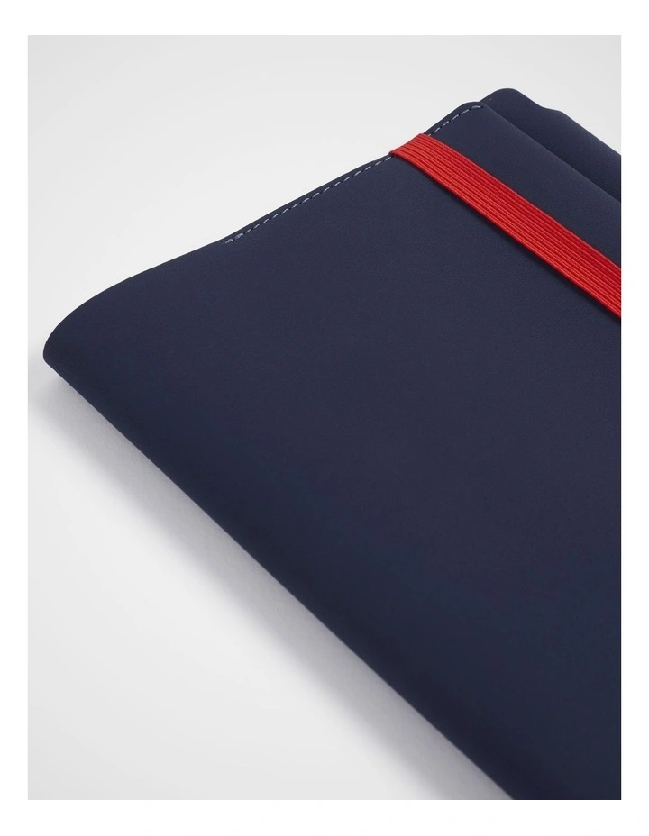 A5 Stitch Notebook Holder in Navy image 3