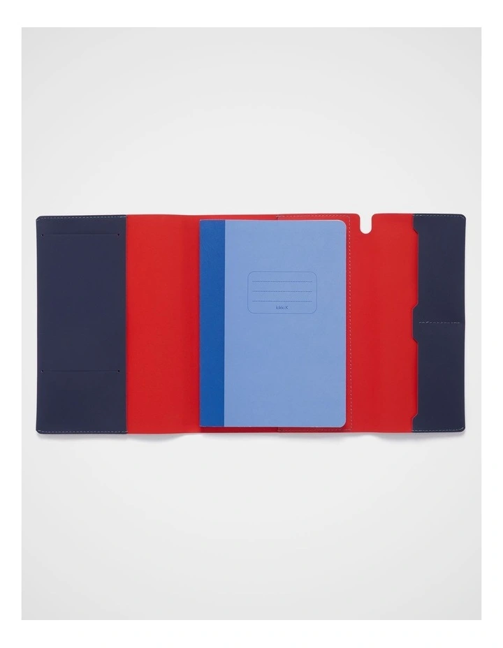 A5 Stitch Notebook Holder in Navy image 4