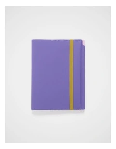 A5 Stitch Notebook Holder in Light Purple