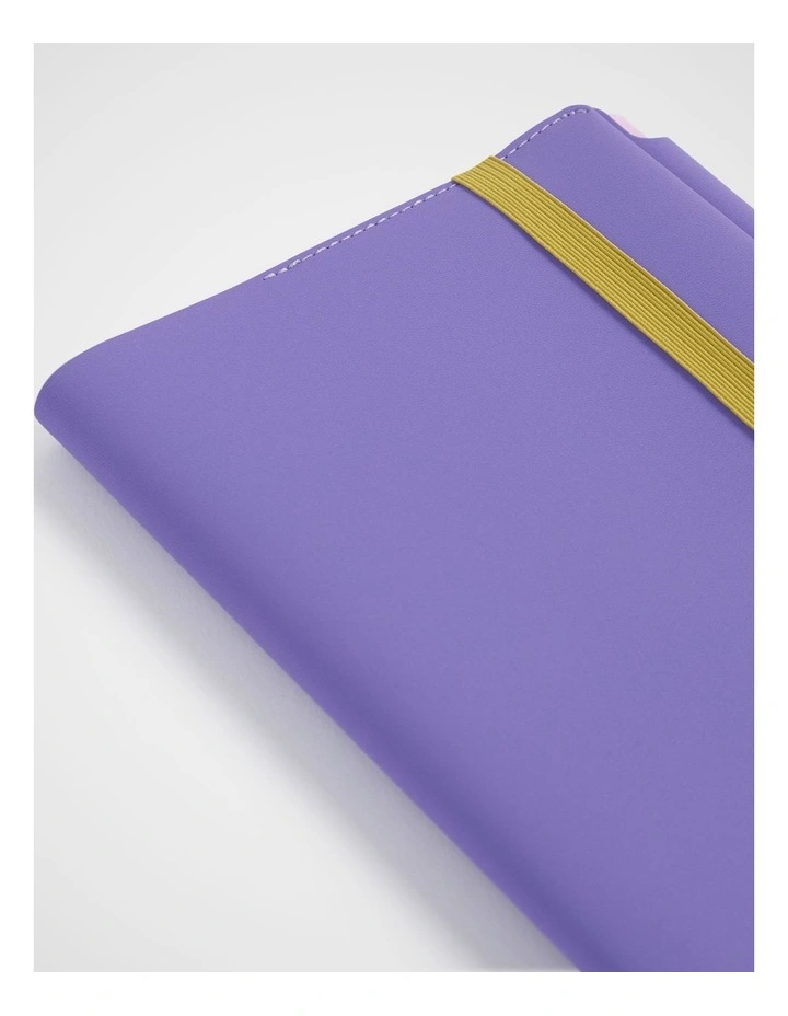 A5 Stitch Notebook Holder in Light Purple image 4