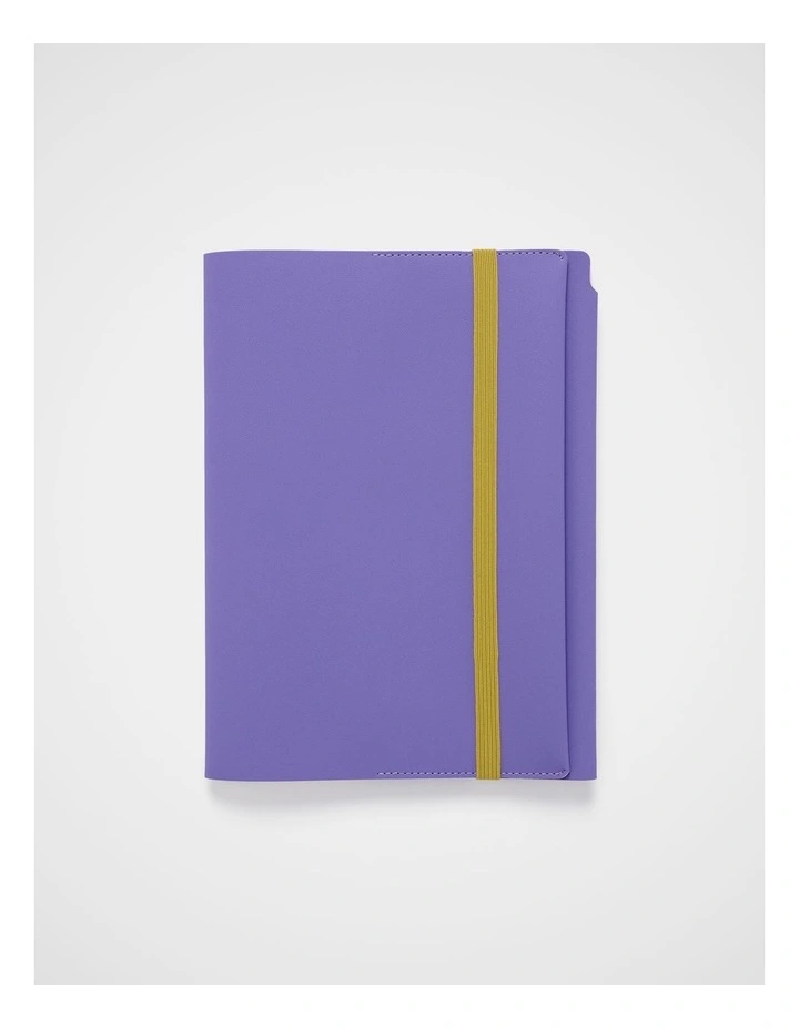 B5 Stitch Notebook Holder in Light Purple image 1