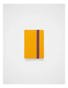 Stitch Notebook Holder B7 in Orange