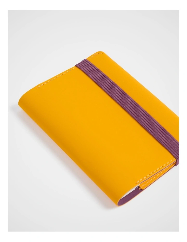Stitch Notebook Holder B7 in Orange image 3