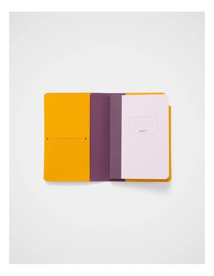 Stitch Notebook Holder B7 in Orange image 4