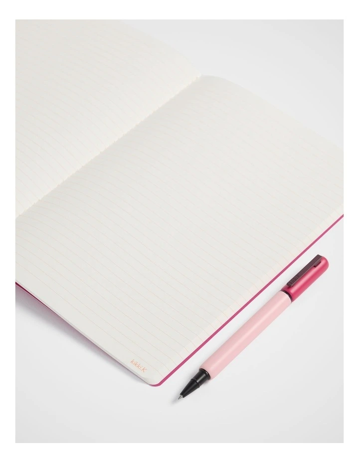 Stitch Notebook Lined B5 in Raspberry image 2