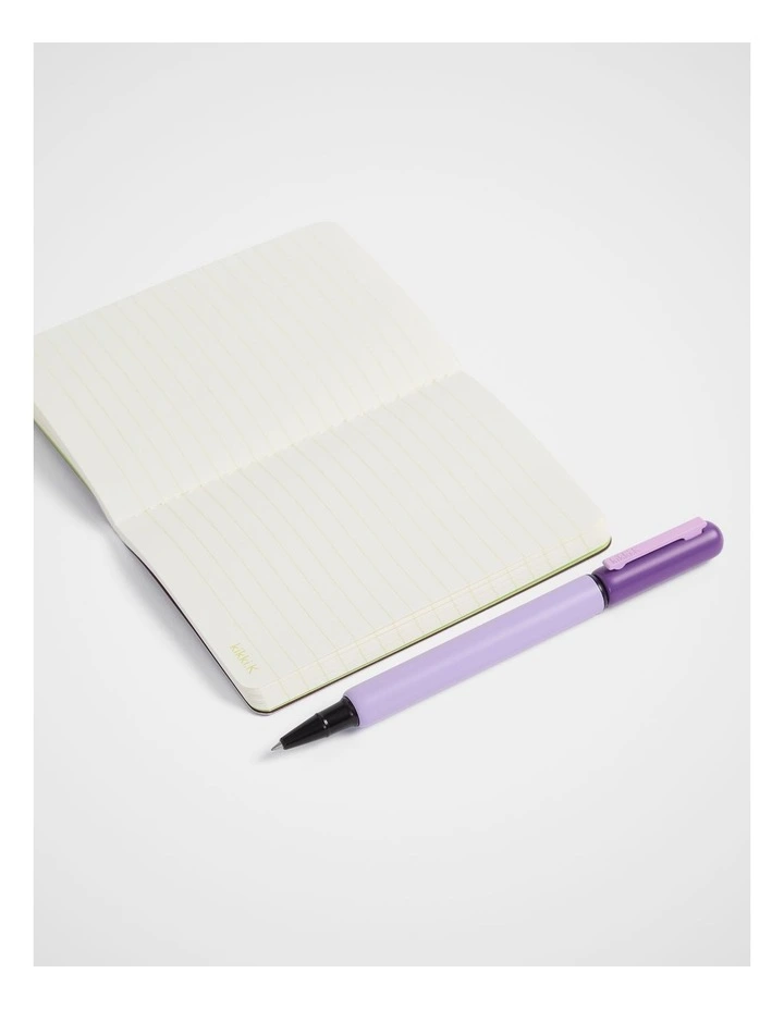 Stitch Notebook Lined B7 in Plum image 2