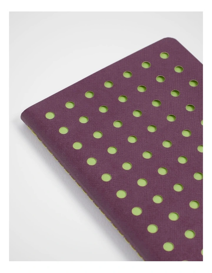 Stitch Notebook Lined B7 in Plum image 3