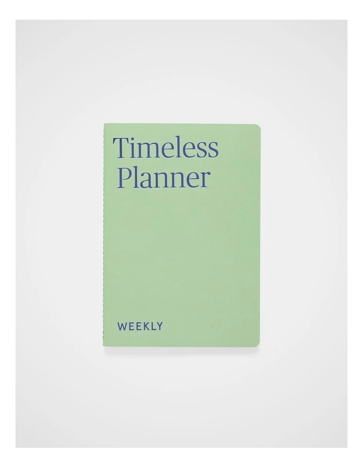 Stitch Weekly Planner A5 in Green image 1
