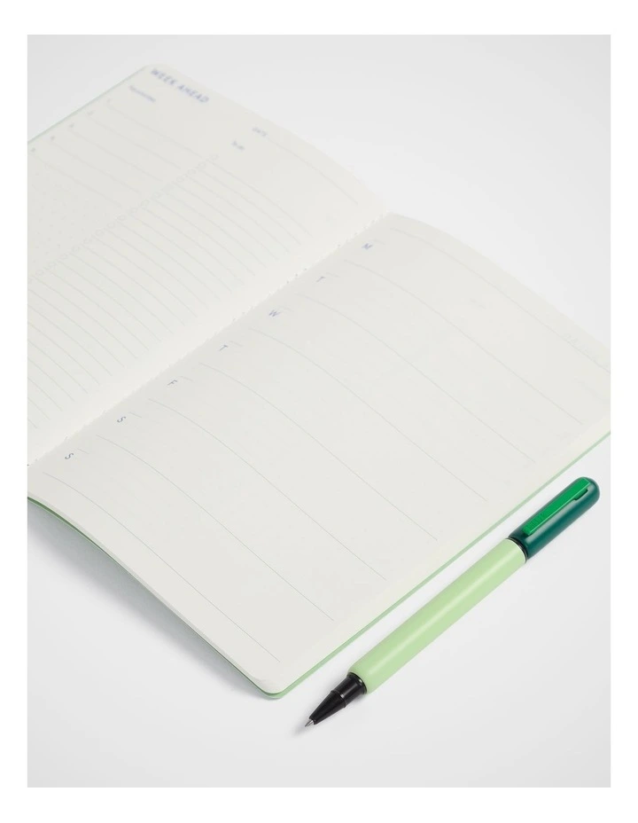 Stitch Weekly Planner A5 in Green image 3