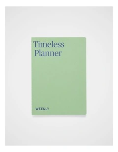 Stitch Weekly Planner B5 in Green