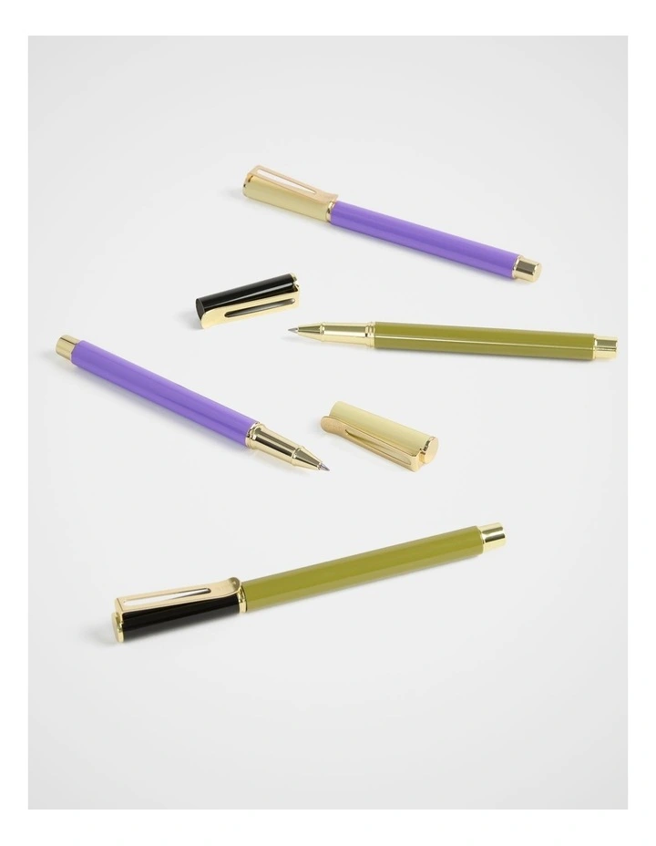 Flagship Rollergel Pen in Olive image 4