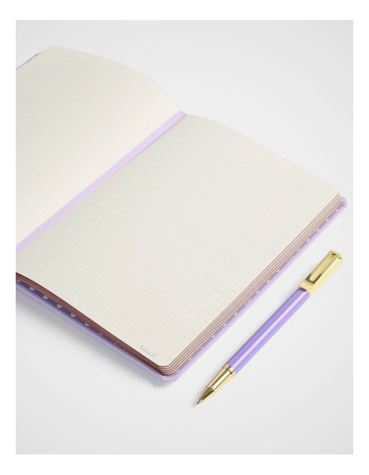In-Scribe Notebook Kolour Luxe A5 in Assorted image 2