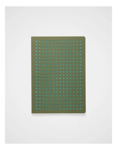 Stitch Notebook Refill Lined B5 in Olive