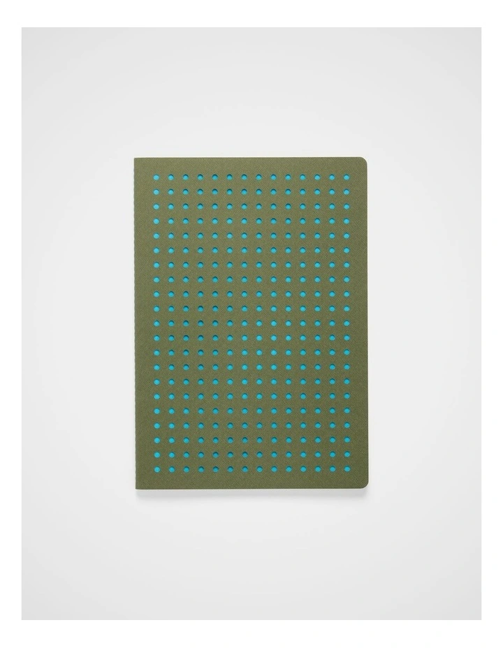 Stitch Notebook Refill Lined B5 in Olive image 1
