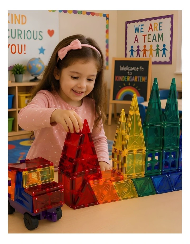 Magnetic Rainbow Tiles 72 Pieces image 5