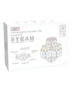 Magnetic Rainbow Tiles 42Pieces