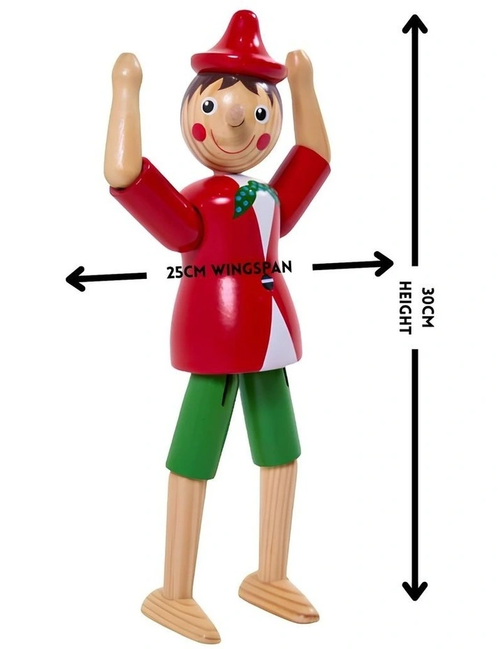 Wooden Pinocchio Toy image 2