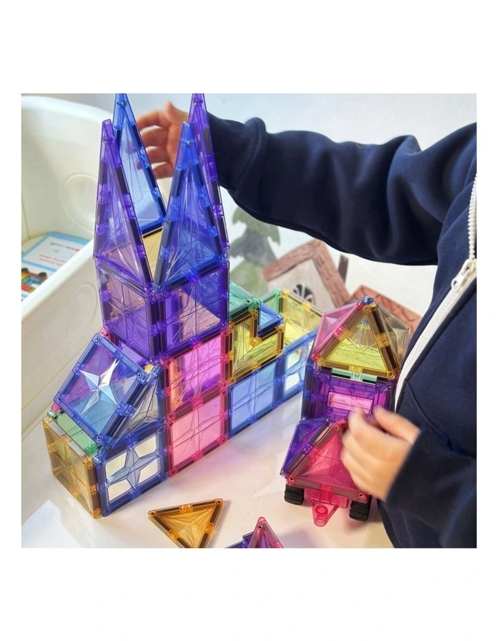 Magnetic Pastel Tiles 108 Pieces image 4