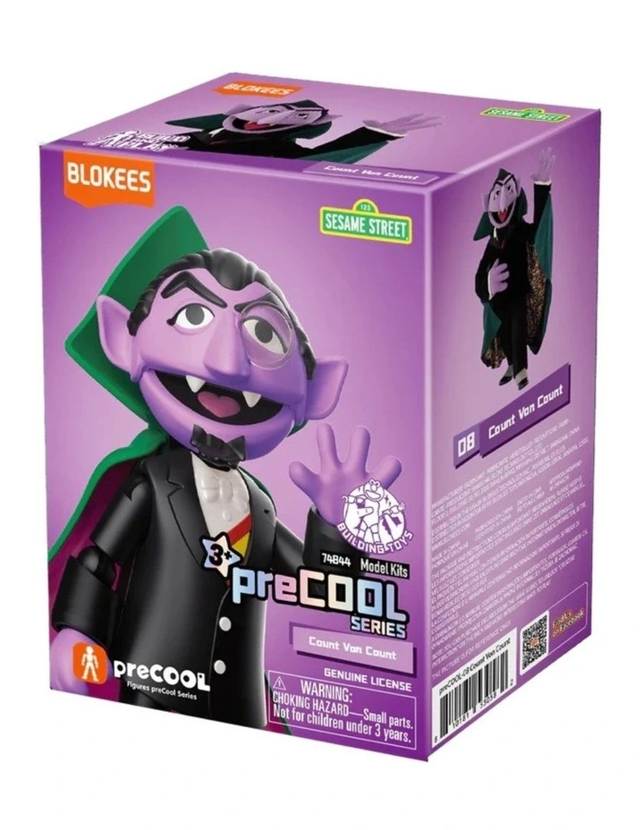 Blokees Figure Sesame Street - Count Von Count Toy image 1