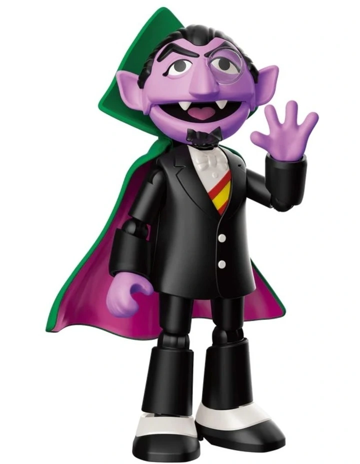 Blokees Figure Sesame Street - Count Von Count Toy image 2