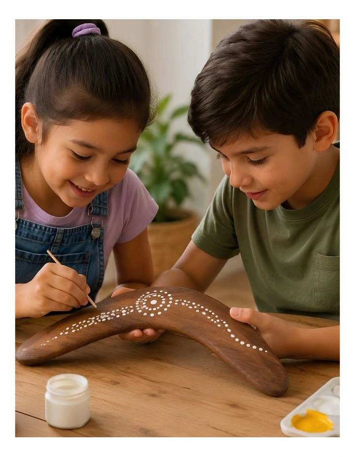 Wooden Boomerang Design Your Own Artwork image 4