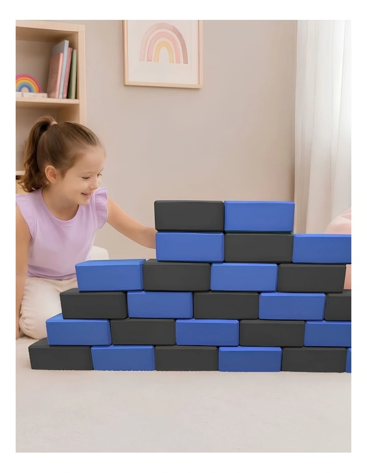Foam Purple/Black Bricks 26pcs image 7