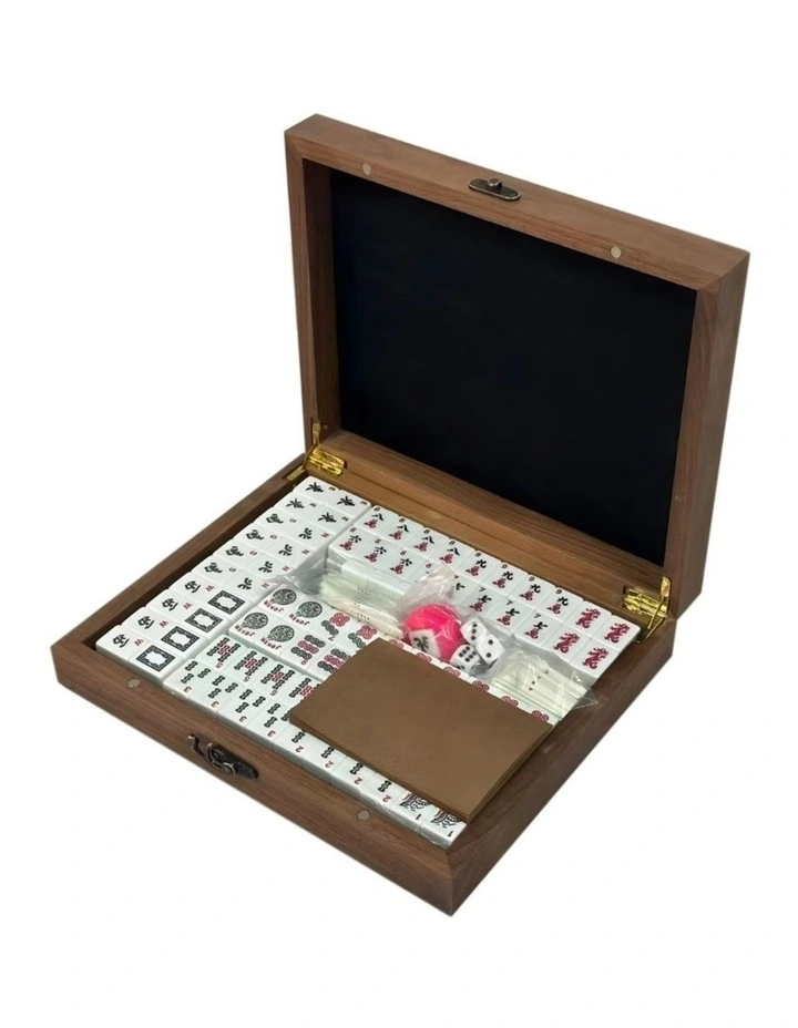 Mahjong With Wooden Carry Case image 1