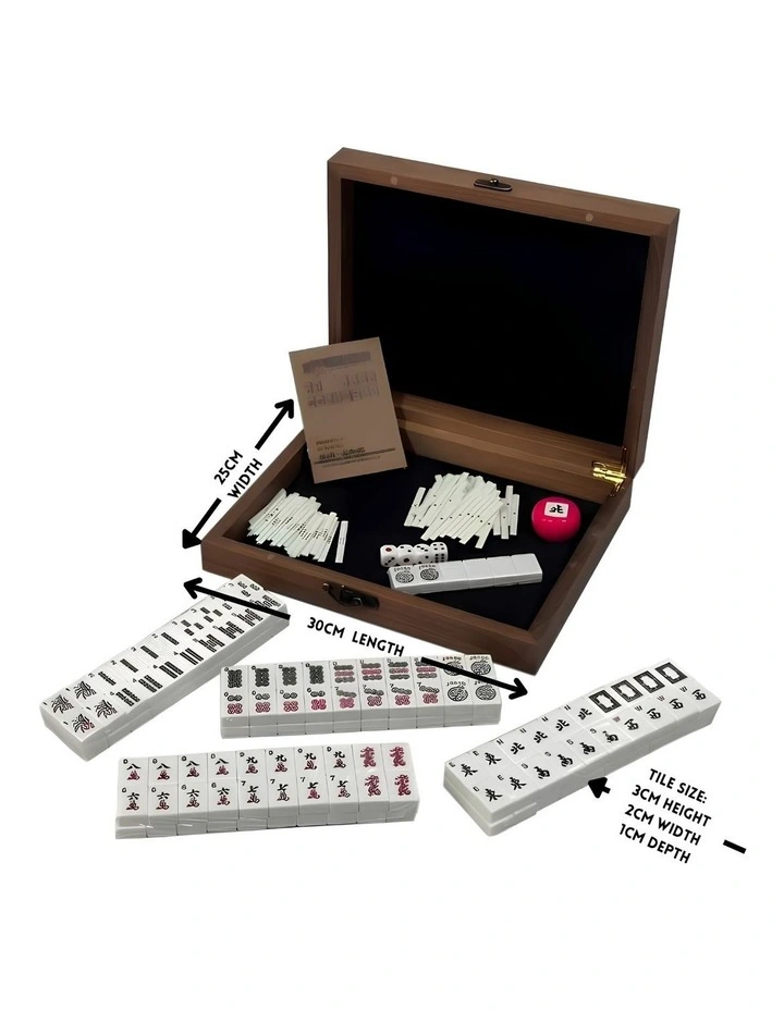Mahjong With Wooden Carry Case image 2