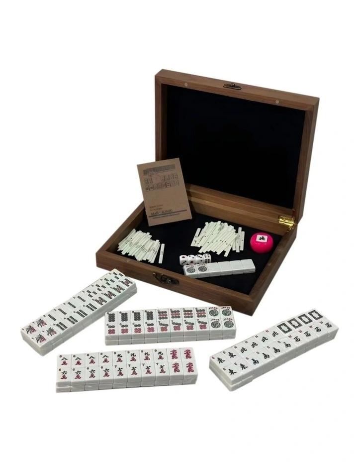 Mahjong With Wooden Carry Case image 2