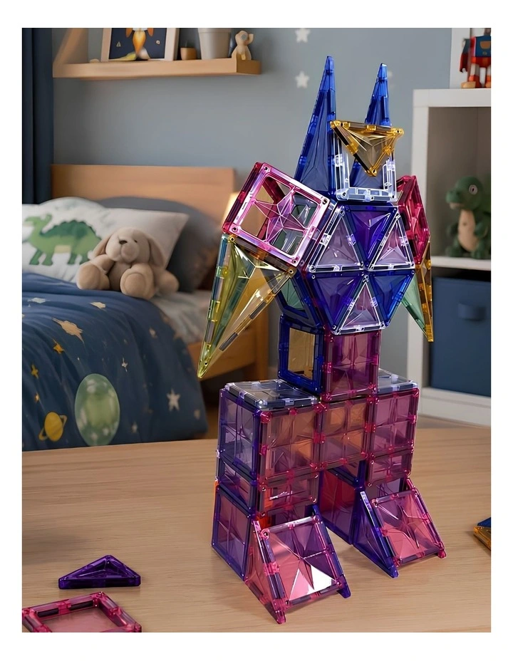 Magnetic Pastel Tiles 177pcs image 6