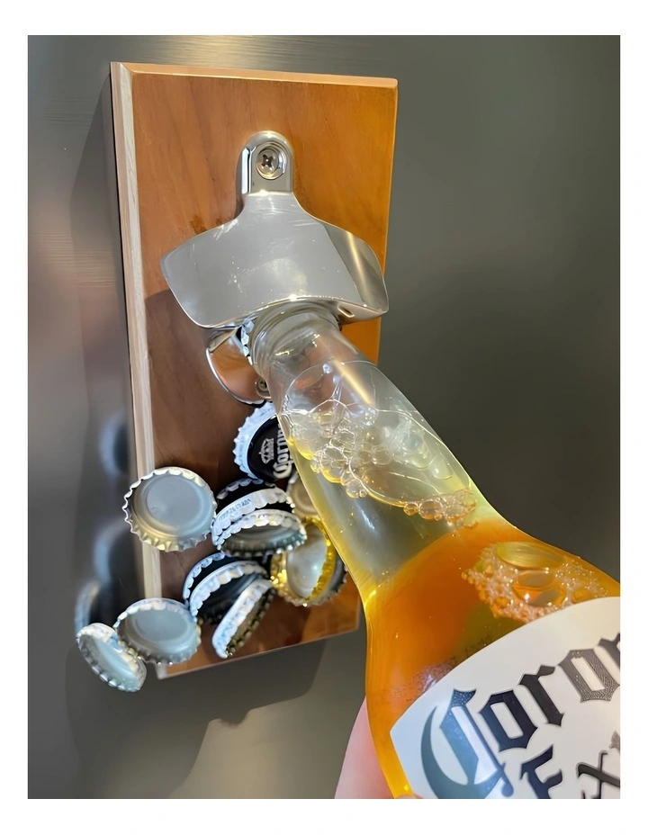 Magnetic Bottle Opener Walnut image 5