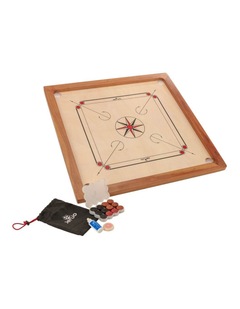84x84cm Plywood Carrom Board with 74x74cm Internal Playing Area