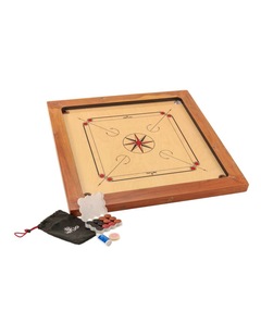 87x87cm Plywood Championship Carrom Board with 74x74cm Internal Playing Area