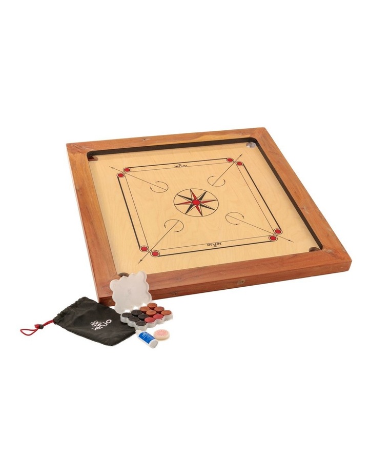 87x87cm Plywood Championship Carrom Board with 74x74cm Internal Playing Area image 1